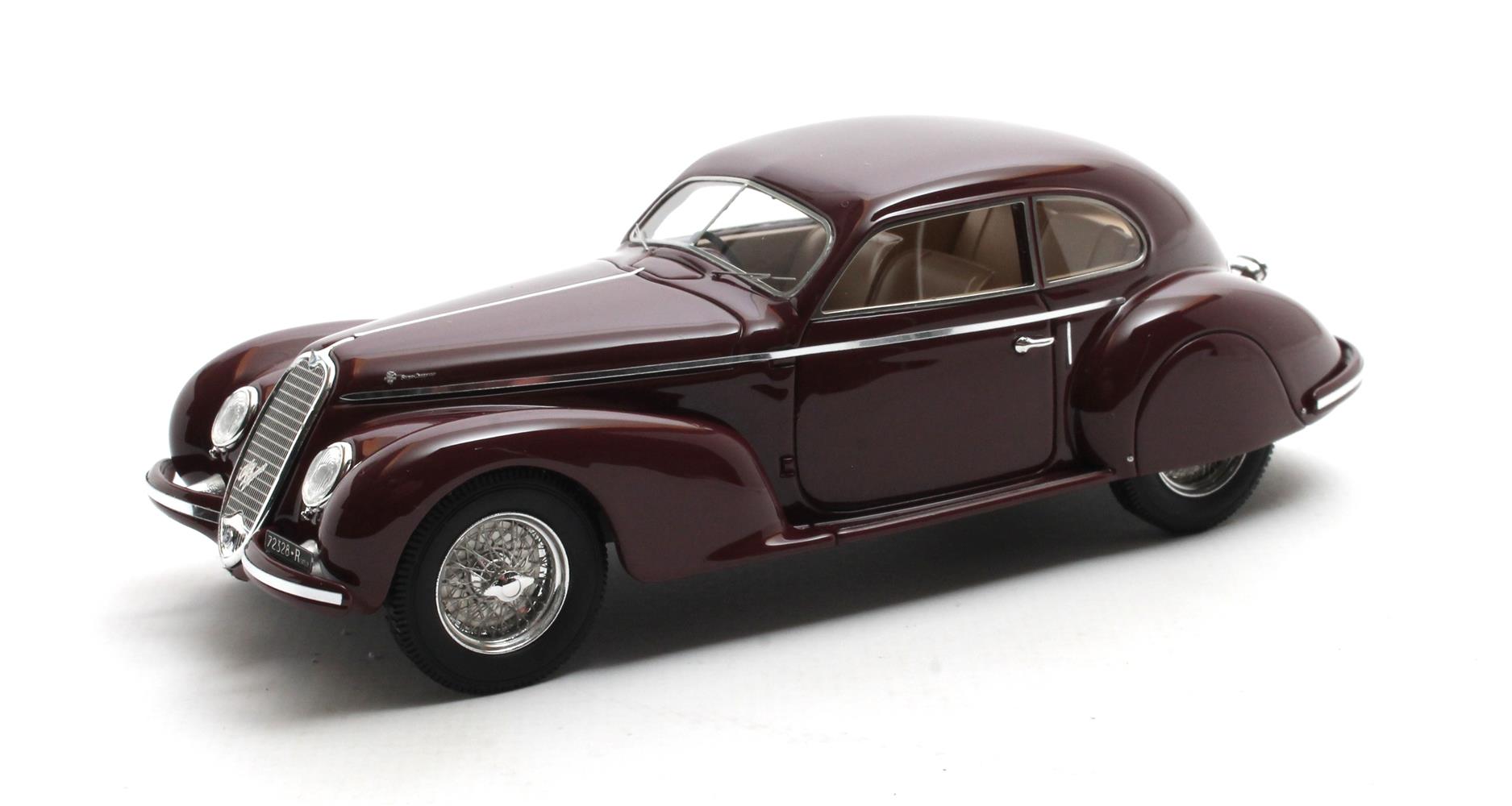 Alfa Romeo 6C 2500S Berlinetta Touring 1939 Maroon - 1:43  Alfa Romeo 6C 2500S Berlinetta Touring 1939 Maroon - 1:43